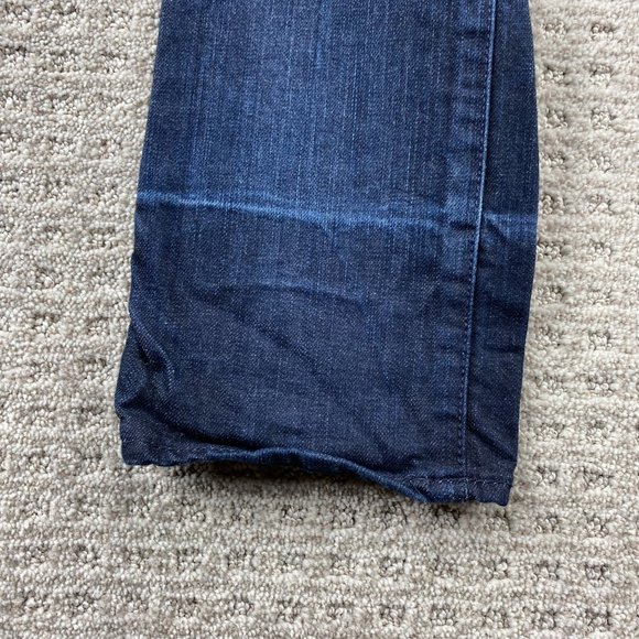 VOLCOM Riser Jeans Men 30 Dark Blue Denim Pants Slim Tapered Leg Casual Pockets - Picture 3 of 16